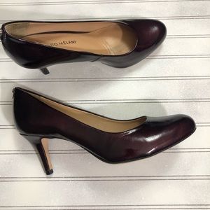 Antonio Melani Closed Toe Deep Purple Pump